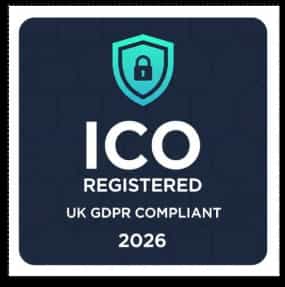ICO Registered - UK GDPR Compliant 2026